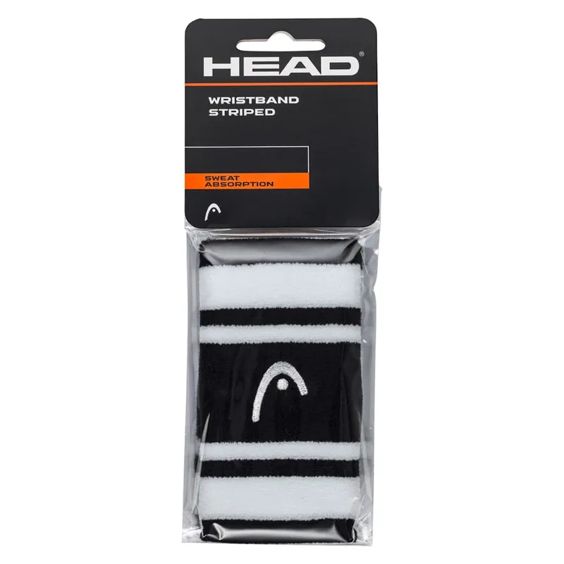 Víkendová Akce Potítka Head Wristband STRIPED 5 Black/White