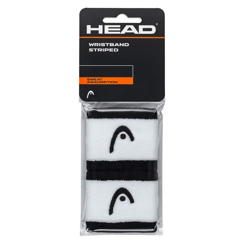 Vysoce Kvalitní Potítka Head Wristband STRIPED 2.5 Black/White