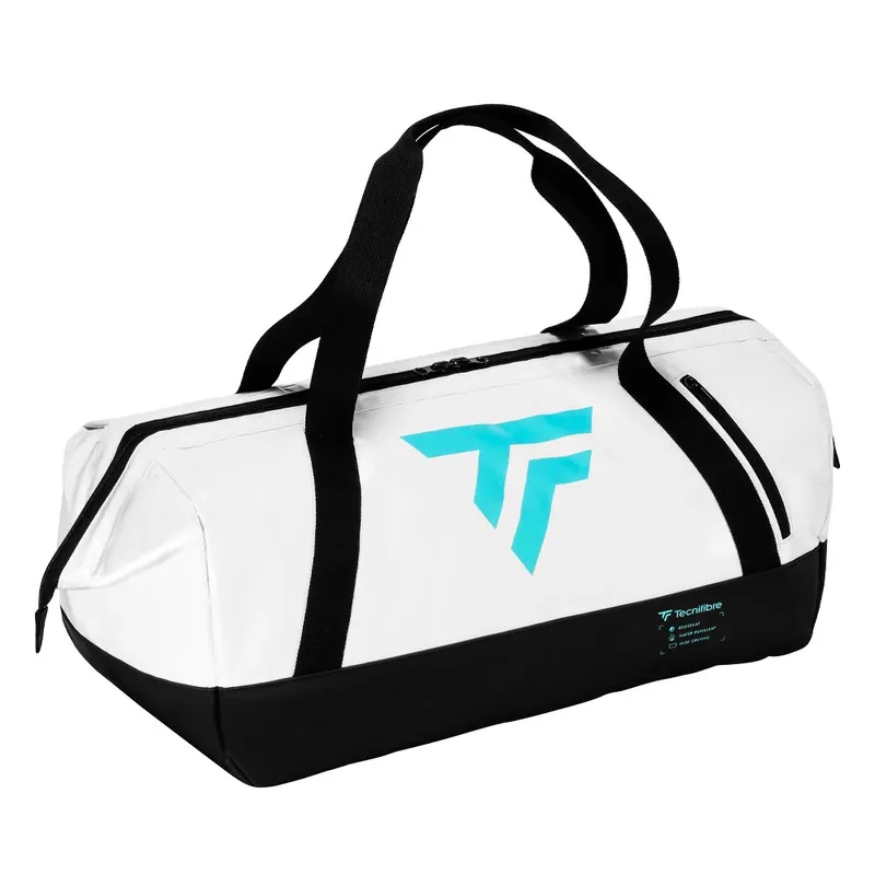 Taška na rakety Tecnifibre Tour Endurance White-Blue Duffel 2024 Výhodná Nabídka