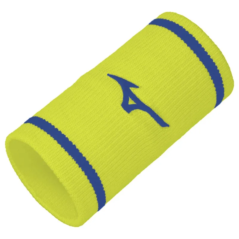 Výprodej Potítka Mizuno Wristband Long With Line Lightning Yellow/Dazzling Blue