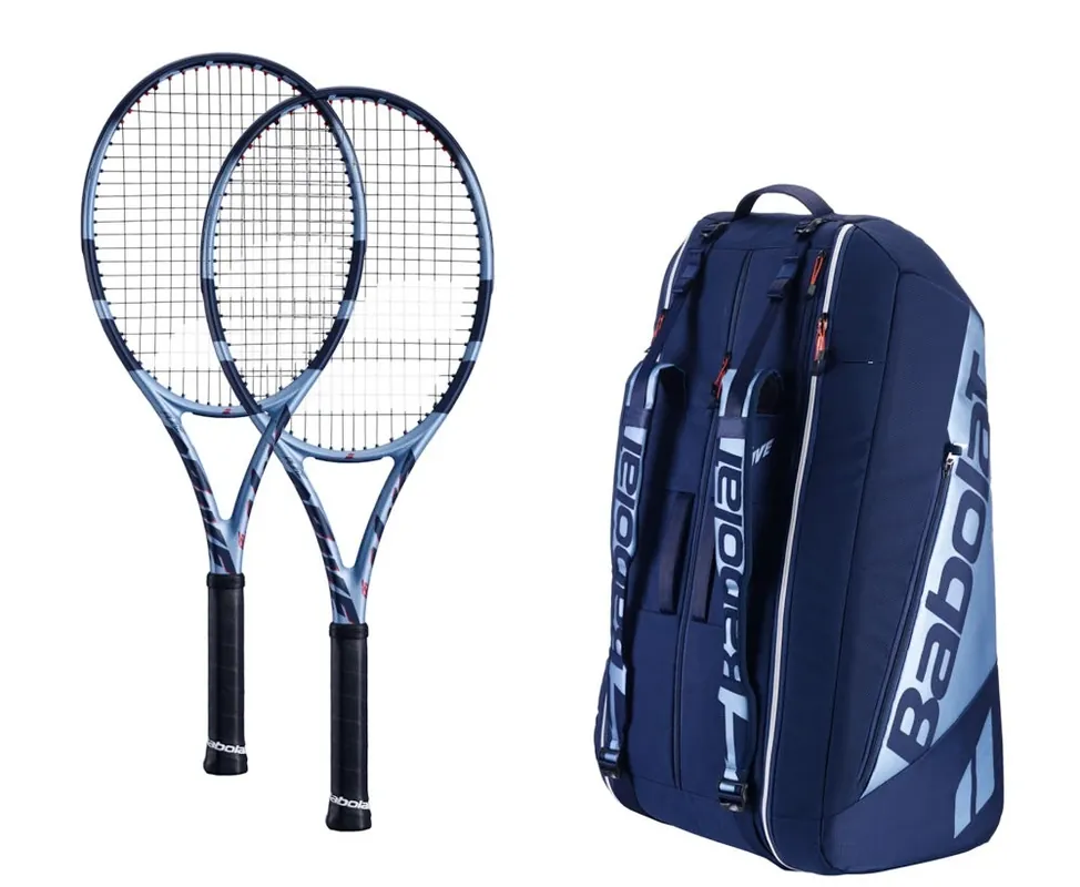 2x Babolat Pure Drive 98 GEN11 + Babolat Pure Drive RH12 Omezená Nabídka