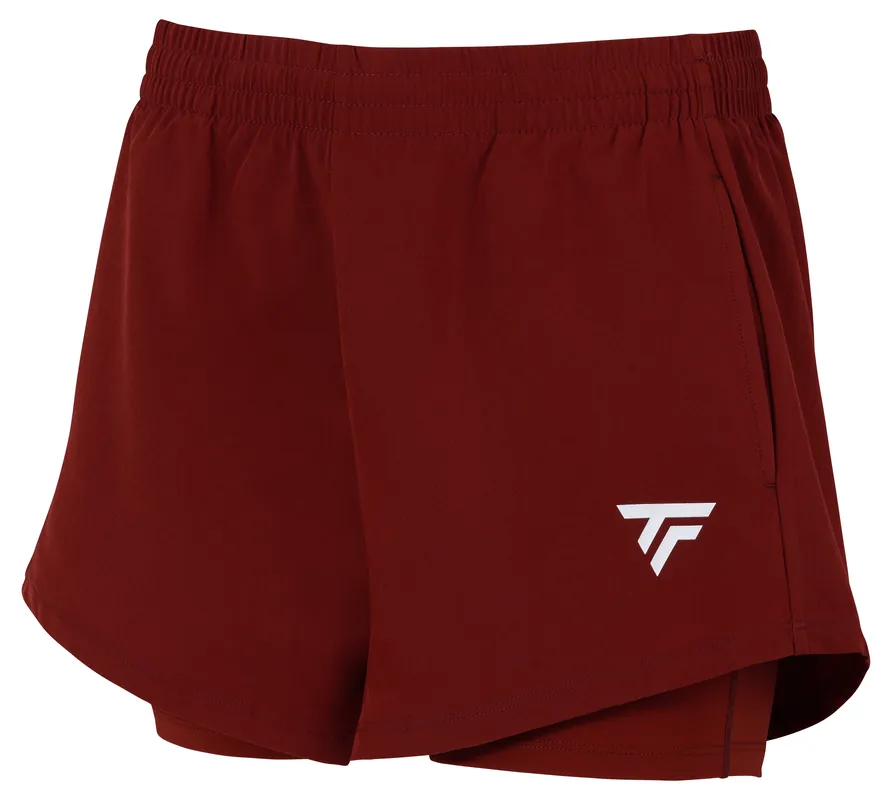 Dámské šortky Tecnifibre Club Shorts Cardinal Výhodná Nabídka