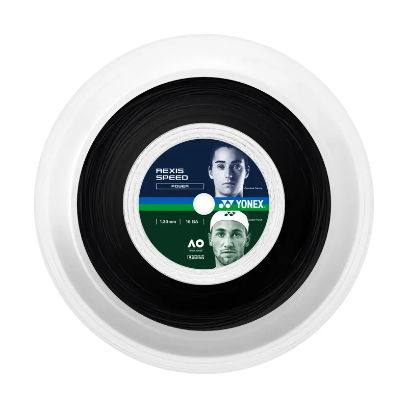 Přímo Od Výrobce Tenisový výplet Yonex Rexis Speed Black Reel (200 m) 1,30 mm