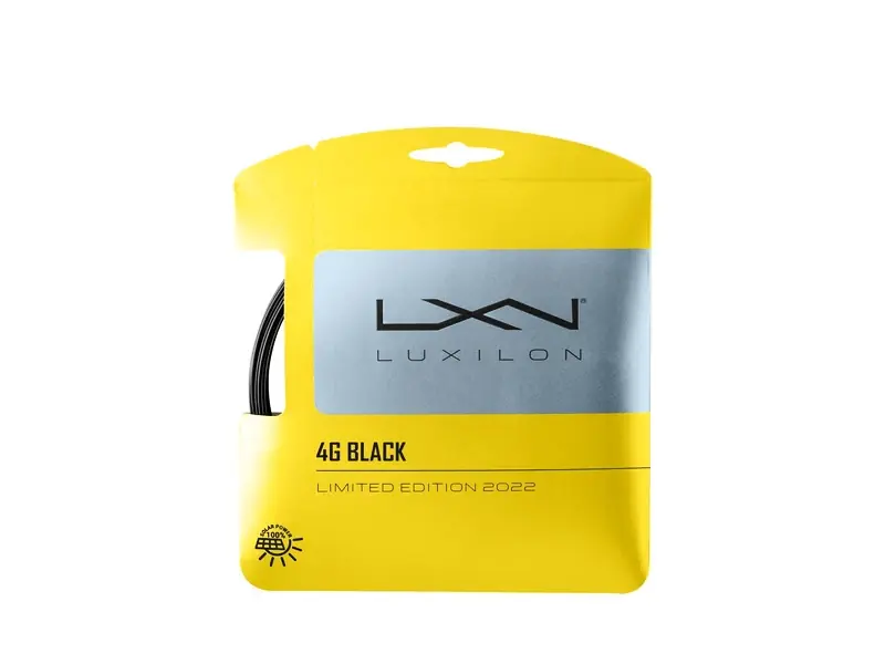 Ověřený Tenisový výplet Luxilon 4G Black 1.25 Set 1,25 mm