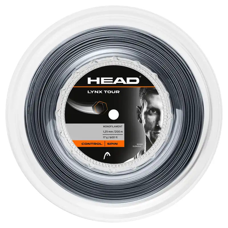 Bezpečná Platba Tenisový výplet Head Lynx Tour Grey (200 m)