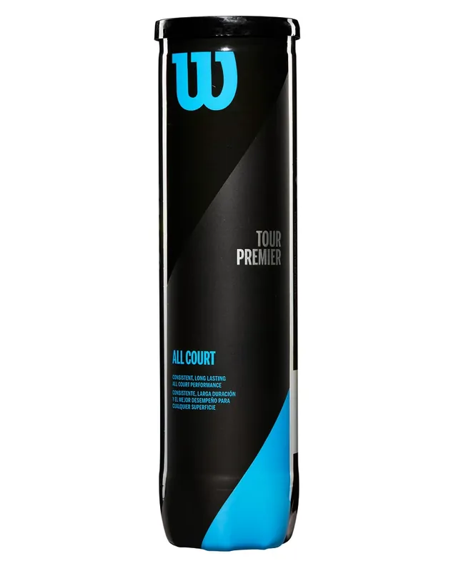 Rychlé Dodání Tenisové míče Wilson Tour Premier All Court (4 Pack)