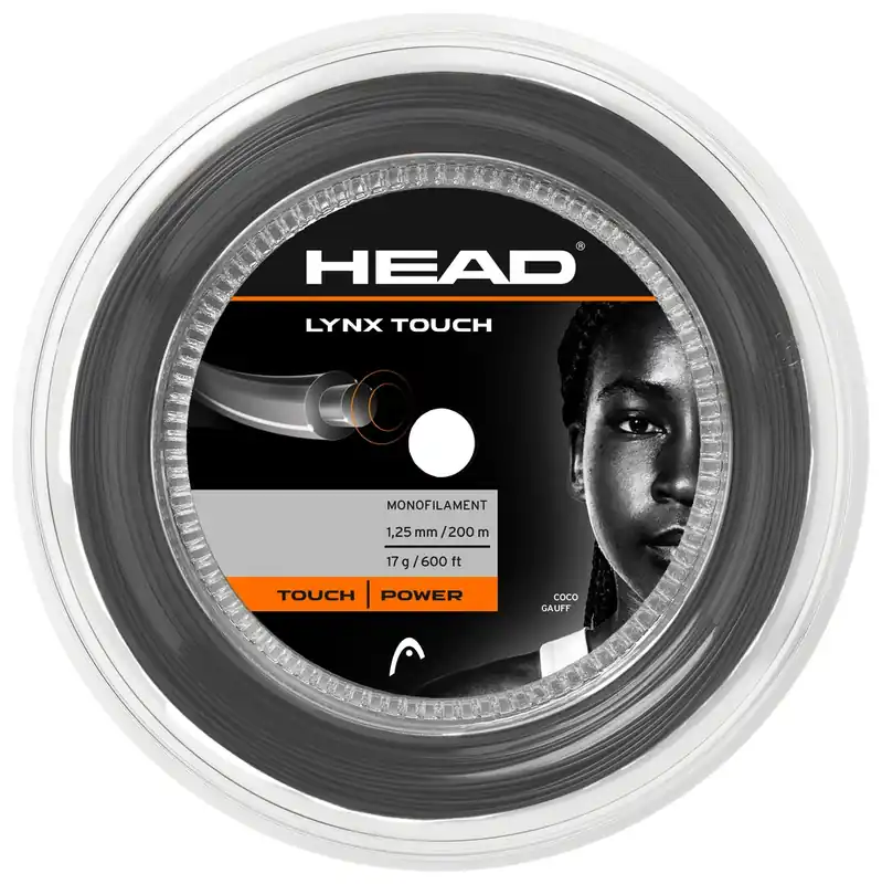 Akce Tenisový výplet Head Lynx Touch Transparent Black Reel (200 m)