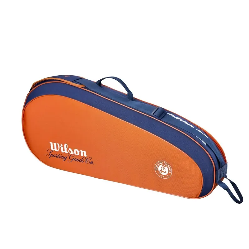 Sleva Taška na rakety Wilson Roland Garros 2026 Team 3PK Racket Bag Clay/Navy