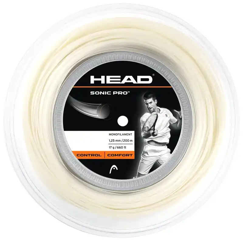 Tenisový výplet Head Sonic Pro White (200 m) Výprodej