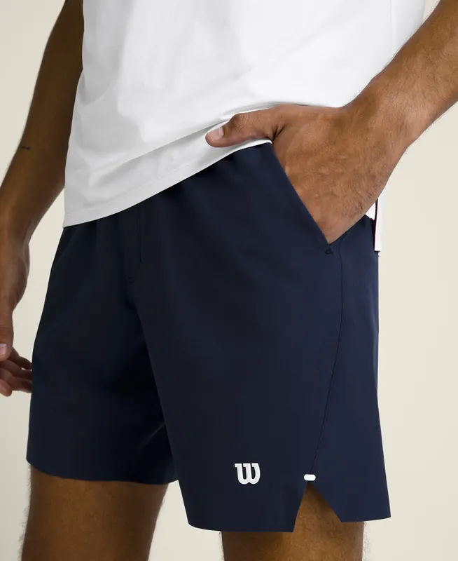 Pánské šortky Wilson M Tournament Short V2 7" Navy Ověřený
