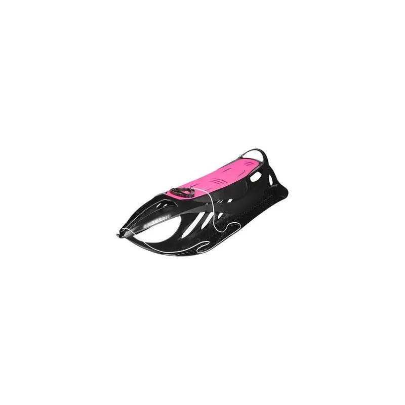 Neon Grip plastové sáňky černá-růžová Nová Kolekce