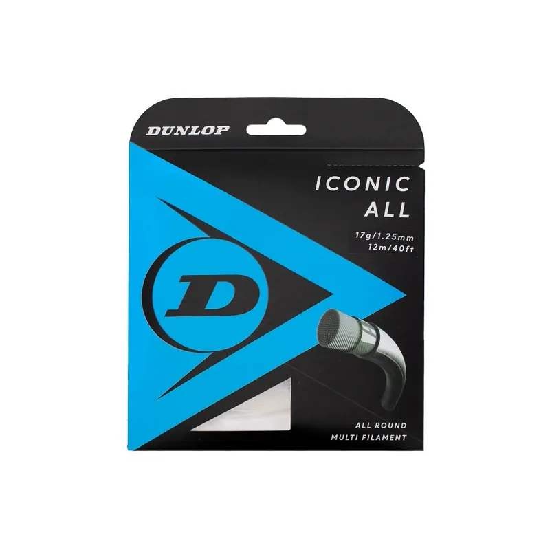 Značkový Tenis struny DUNLOP ICONIC ALL 17G 1,25 mm (délka 12 m)