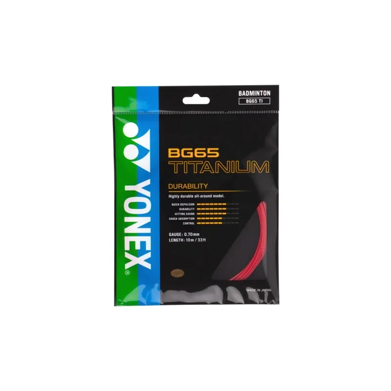 Badmintonový výplet YONEX BG 65 Ti - 10 m Dokud Zásoby Vydrží