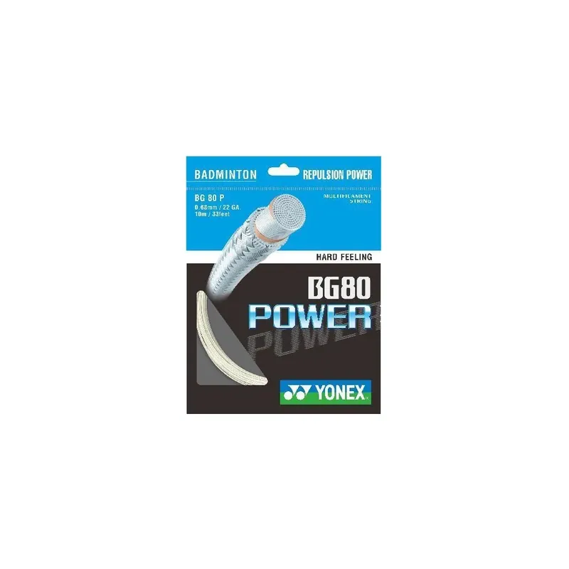 Víkendová Akce Badmintonový výplet YONEX BG 80 POWER - 10 m