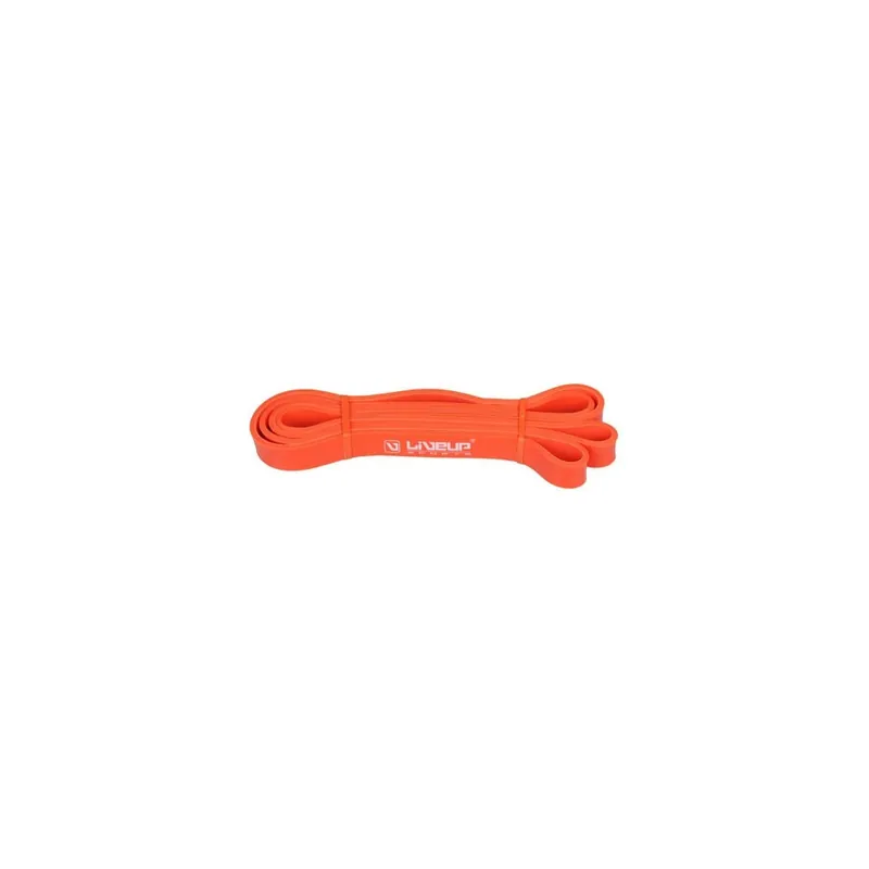 Aerobic guma posilovací guma 208 x 0,45 cm oranžová Vrácení Zdarma