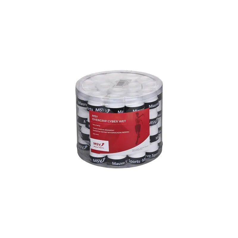 Cyber Wet overgrip omotávka tl. 0,6 mm bílá Novinka