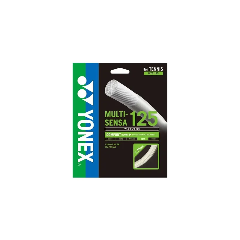 Aktuální Tenisový výplet YONEX Multi-Sensa 125 - 200 m