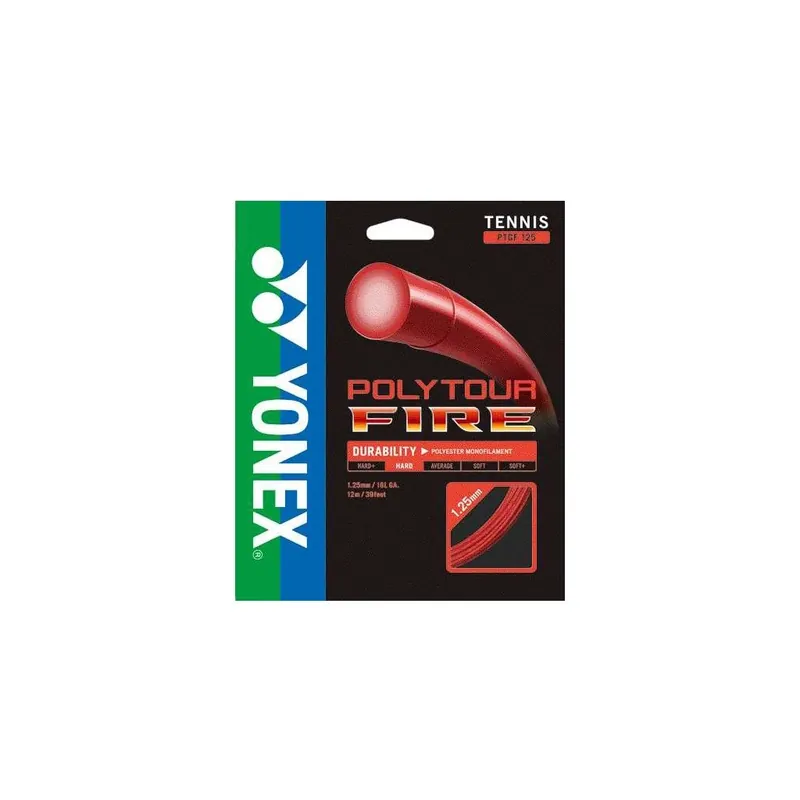 Tenisový výplet YONEX PolyTour FIRE 125 - 12 m Super Cena