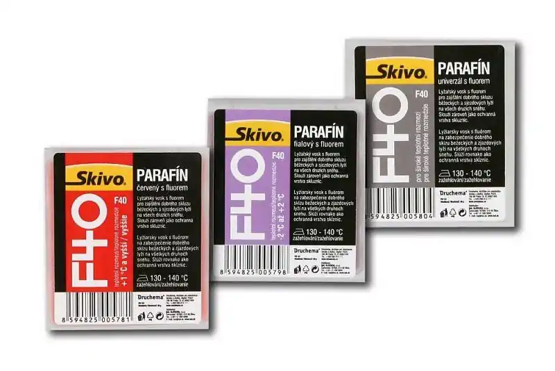 Odeslání Ihned Vosk sjezdový Skivo F 40 s fluorem pro lepší skluz
