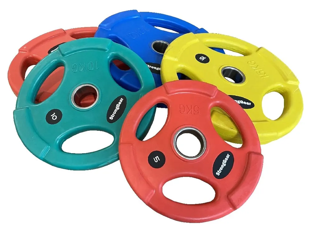 Barevné pogumované Tri-Grip kotouče 5 -25 kg Poslední Šance