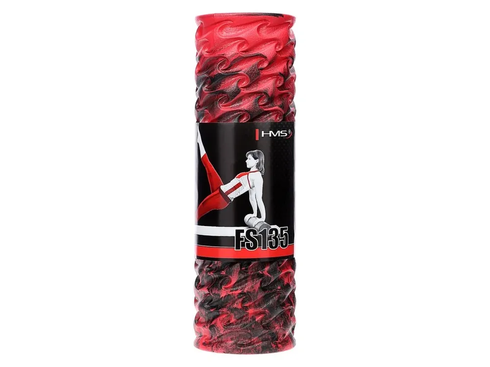 Finální Výprodej Fitness válec HMS FS135 45 cm, červený