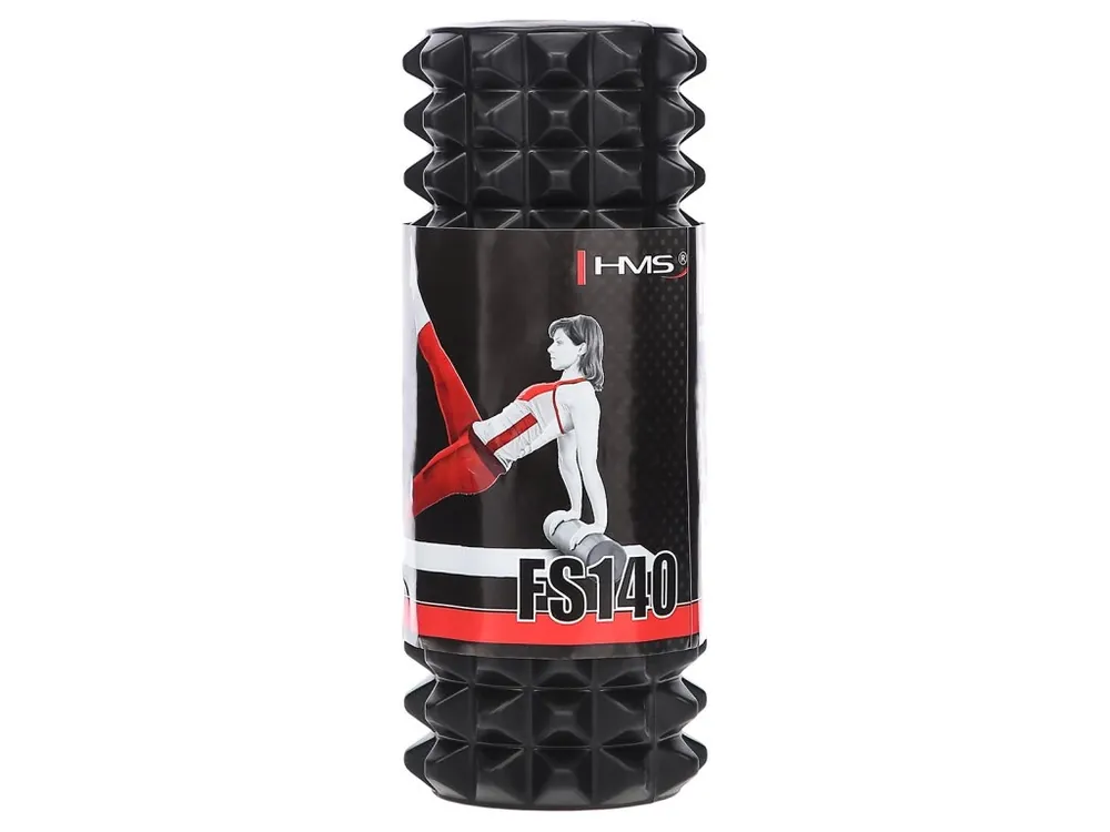 Fitness válec HMS FS140 33 cm, černý Cenový Hit