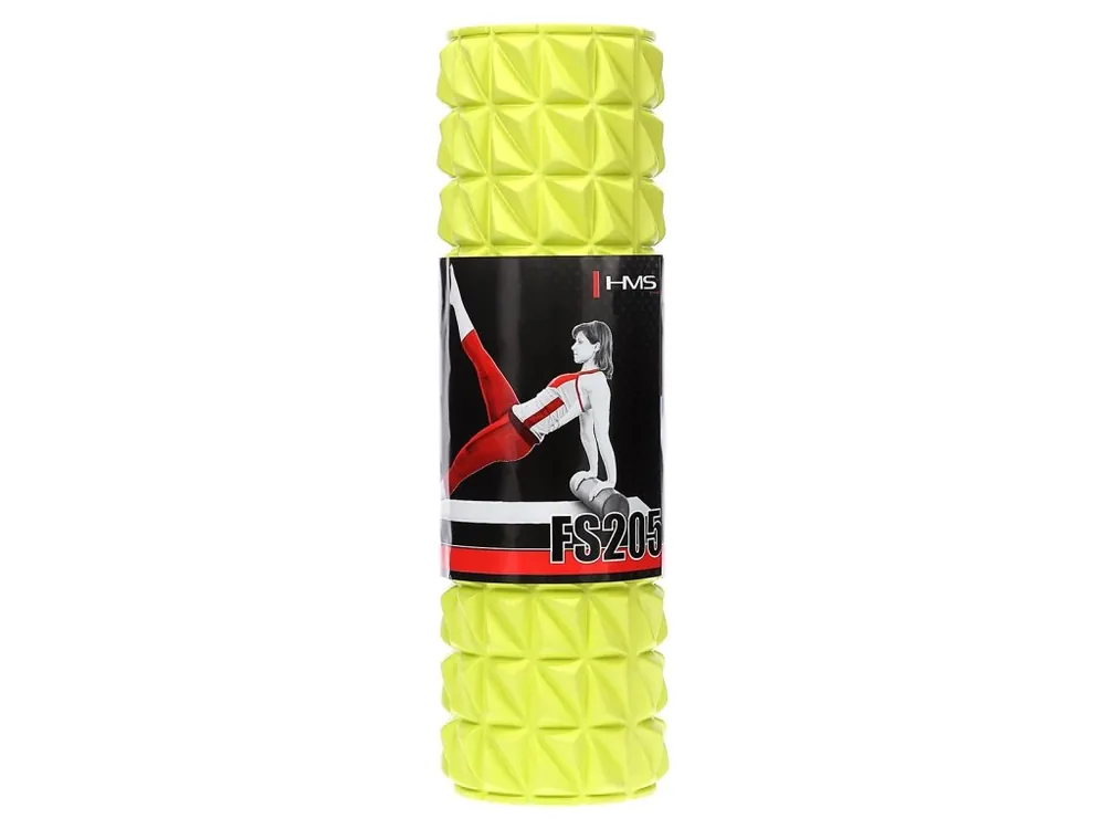 Fitness válec HMS FS205 45 cm, žlutý Odeslání Ihned