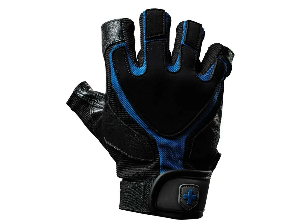 Harbinger Fitness rukavice, Training Grip 1260, černo-modré Nejlepší Volba