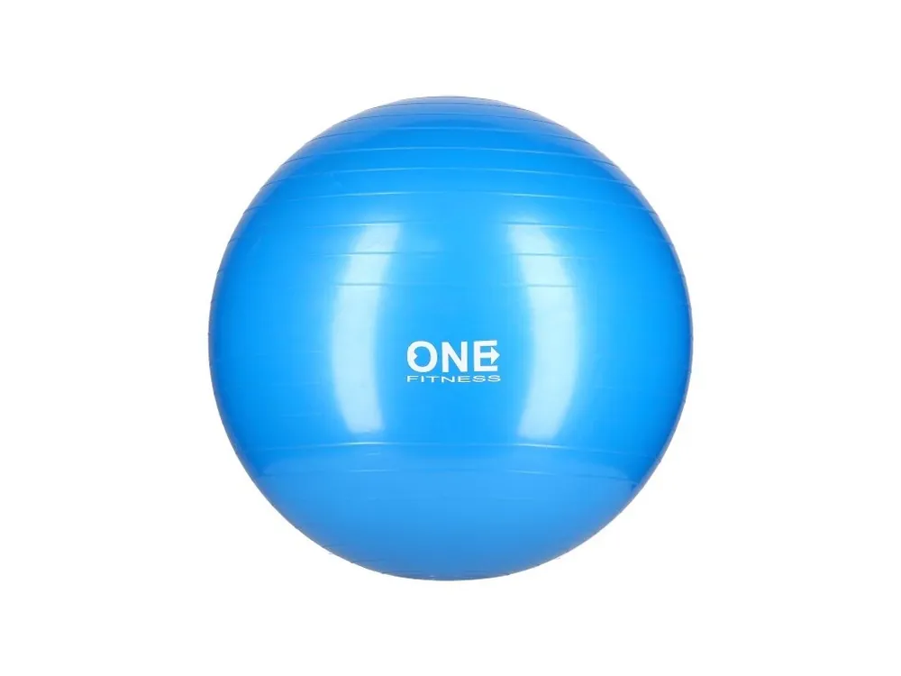 Gymnastický míč ONE Fitness Gym Ball 10 modrý, 55 cm Akce