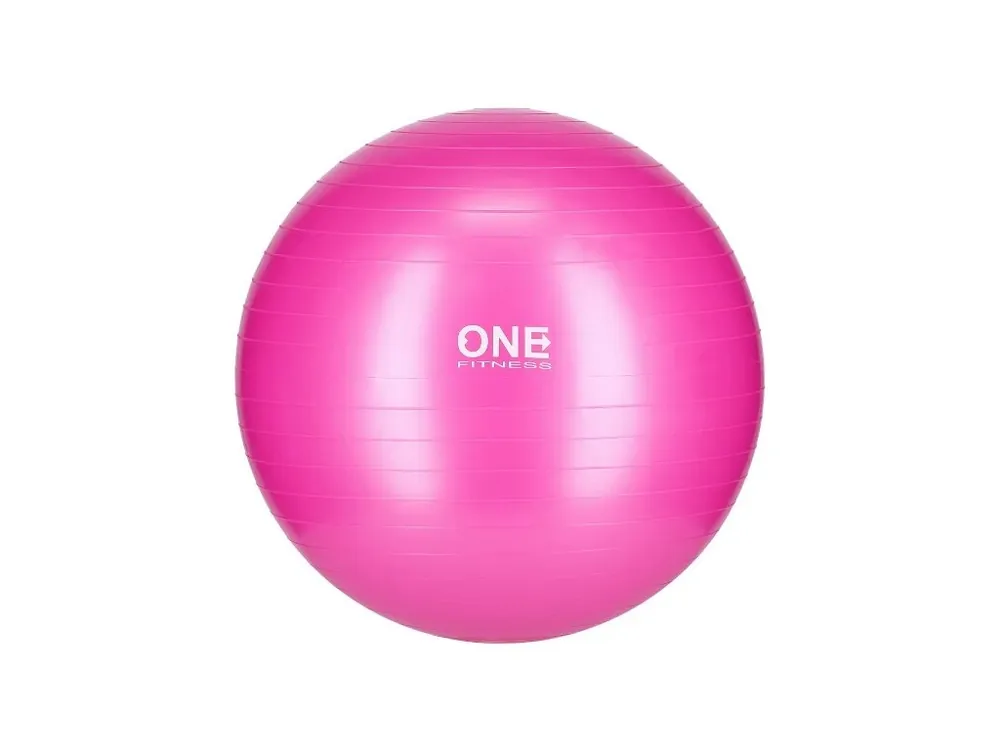 Gymnastický míč ONE Fitness Gym Ball 10 růžový, 55 cm Ihned K Objednání