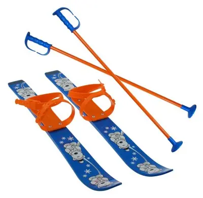 Lyže dětské SULOV 70cm, světle modré Nízká Cena
