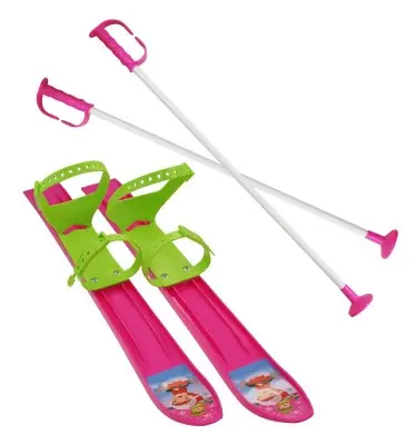 Lyže dětské SULOV 60cm, fialové/purpurové Must-Have