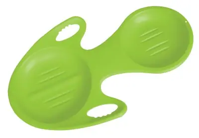 Super Cena Kluzák na sníh DOUBLE, zelený