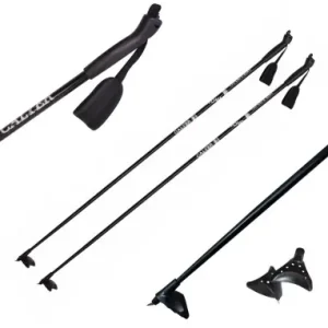 Běžecké hole CALTER X-SNOW 125cm, rukojeť plast, černé Odeslání Ihned