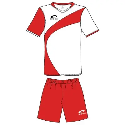 Spokey BREEZY Fotbalový dres S červeno-bílý Cenová Bomba