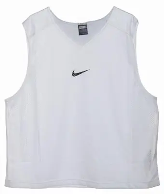 NIKE VEST 782630-100, Trénková rozlišovací vesta, bílá Autentický