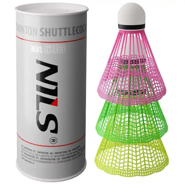 Badmintonové míčky NILS NBL6103 multicolor 3 ks Top Prodej