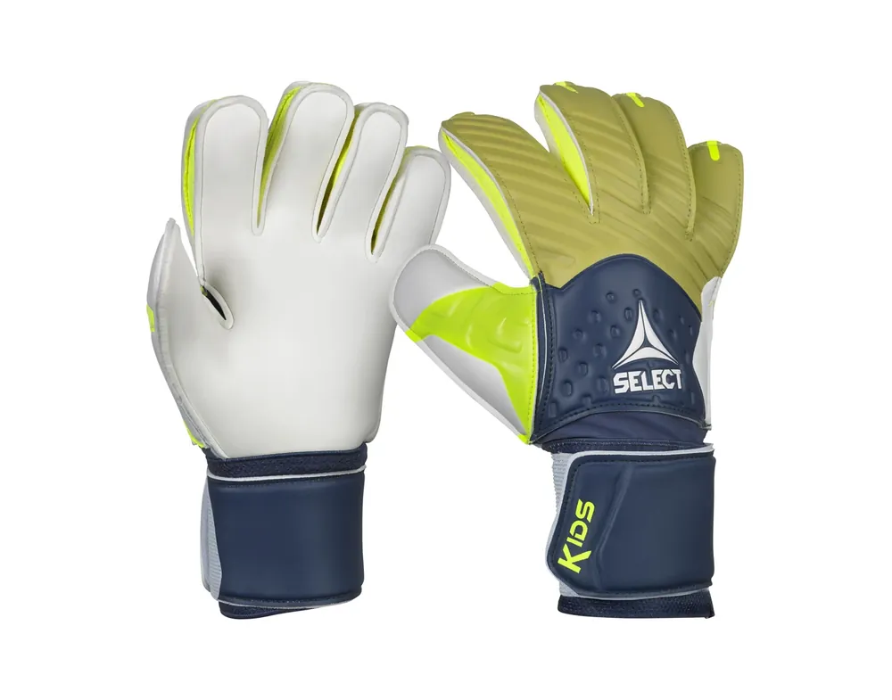 Akční Nabídka Brankářské rukavice Select GK gloves 03 Kids modro zeleno šedá Velikost rukavic 6