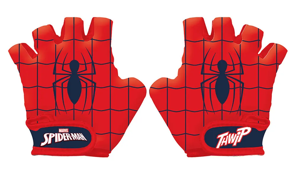 Cyklistické rukavice Spiderman Sezónní Sleva