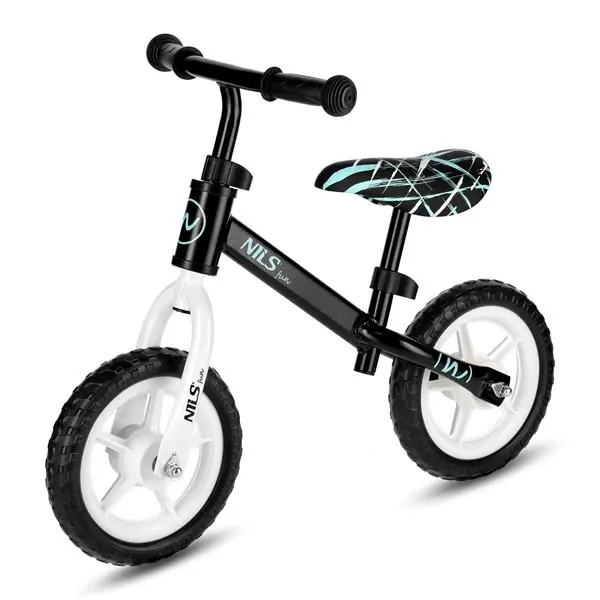 Dětské odrážedlo NILS Fun RB134 10" černé Přímo Od Výrobce