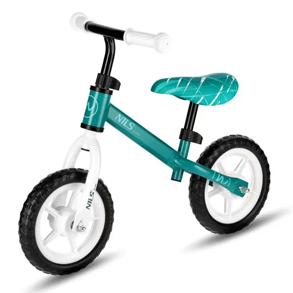 Dětské odrážedlo NILS Fun RB134 10" zelené Finální Výprodej