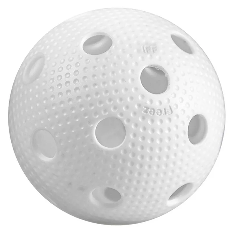 Florbalový míč Freez Ball Official - bílý Autentický