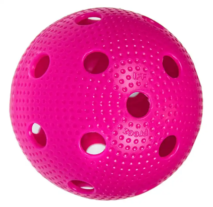 Sezónní Sleva Florbalový míč Freez Ball Official - růžový