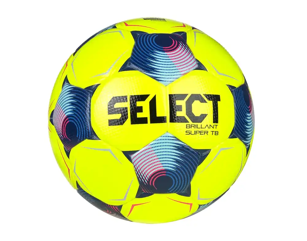 Fotbalový míč Select FB Brillant Super TB žluto modrá Velikost míče 5 Omezená Nabídka
