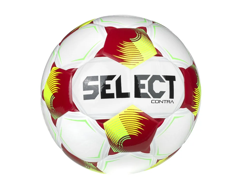 Fotbalový míč Select FB Contra bílo červená Velikost míče 4 Aktuální