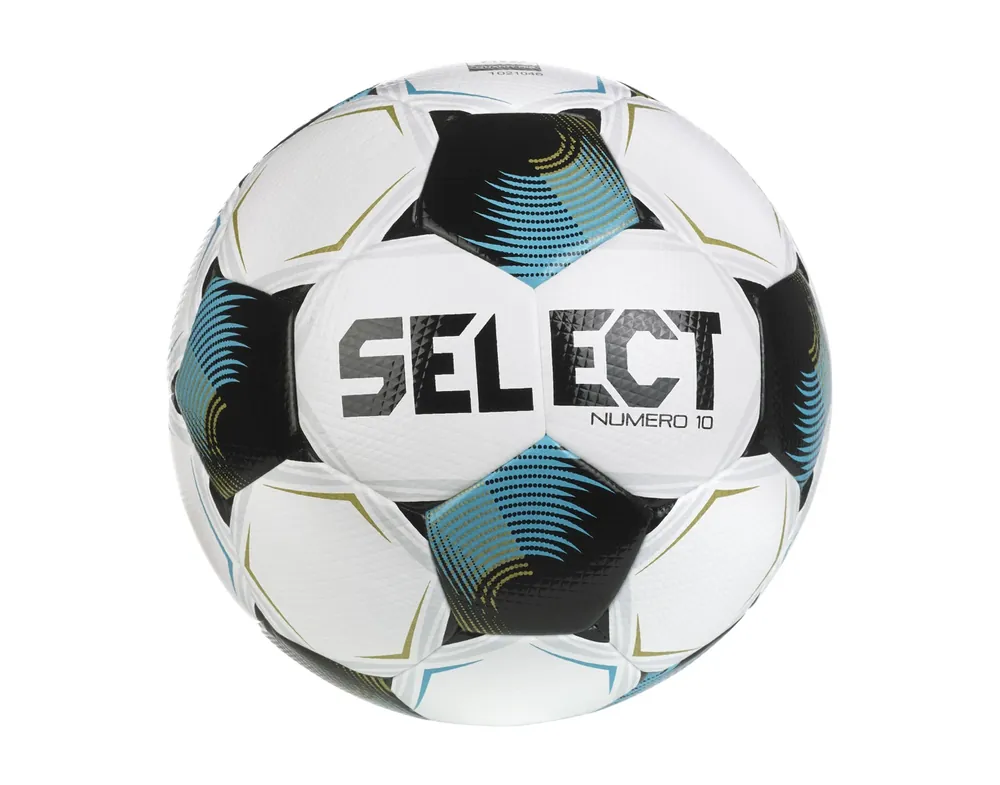 Fotbalový míč Select FB Numero 10 FIFA Quality Pro bílo modrá Velikost míče 5 Nová Kolekce