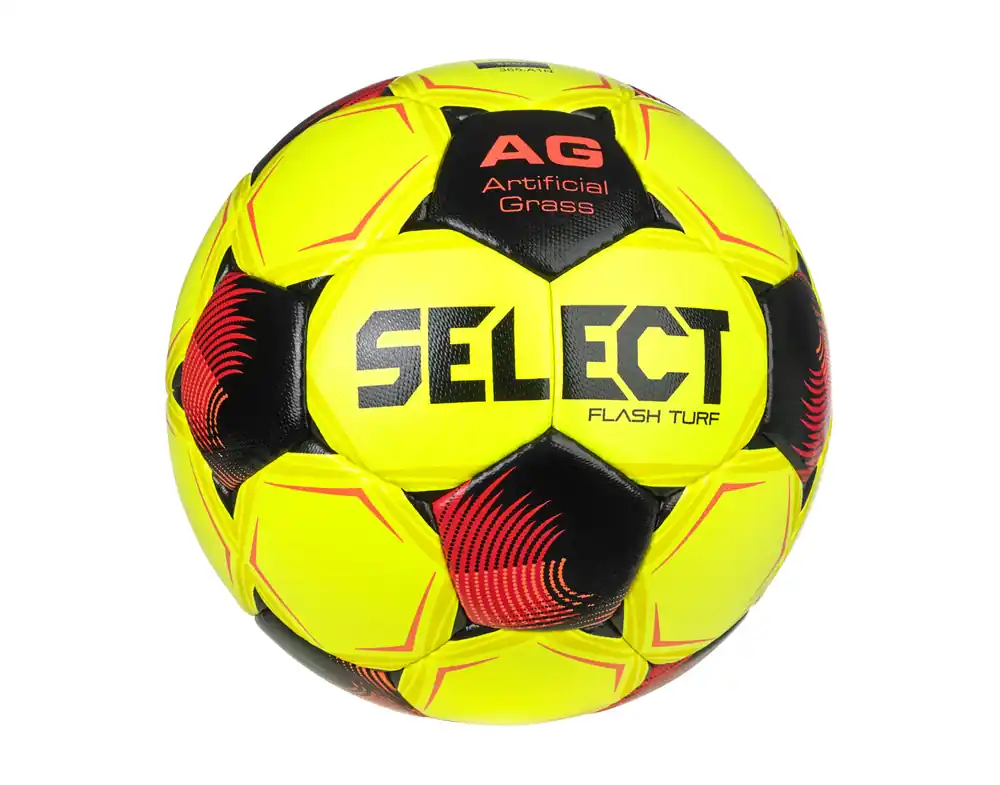 Akční Cena Fotbalový míč Select FB Flash Turf žluto červená Velikost míče 4