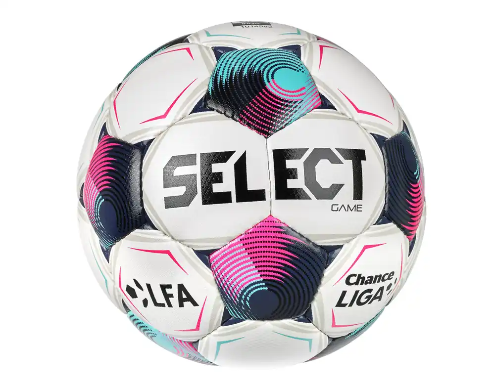 Odeslání Ihned Fotbalový míč Select FB Game CZ Chance Liga 2026/27 bílo růžová Velikost míče 5