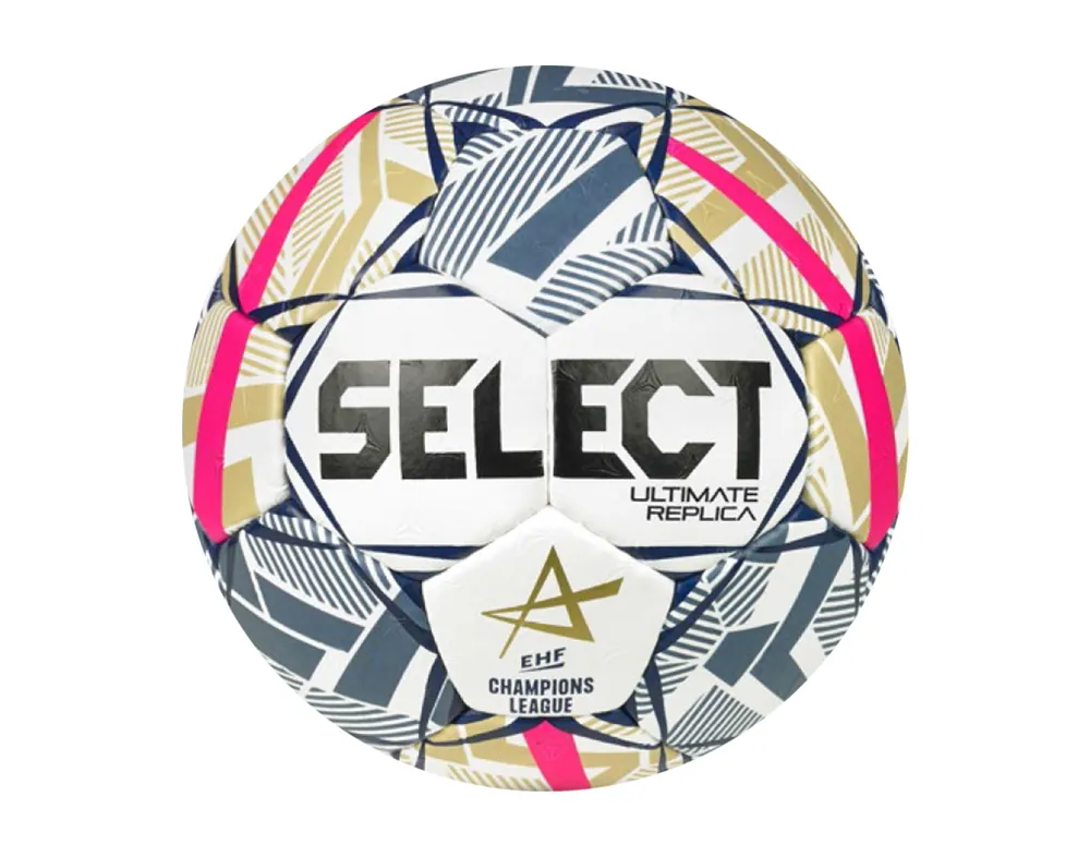 Sezónní Sleva Házenkářský míč Select HB Replica EHF Champions League bílo modrá Velikost míče 0