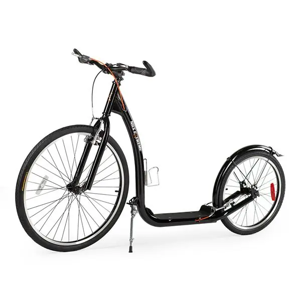 Zlevněný Koloběžka NILS Extreme WHS261 černá s pumpovanými koly 26/20"